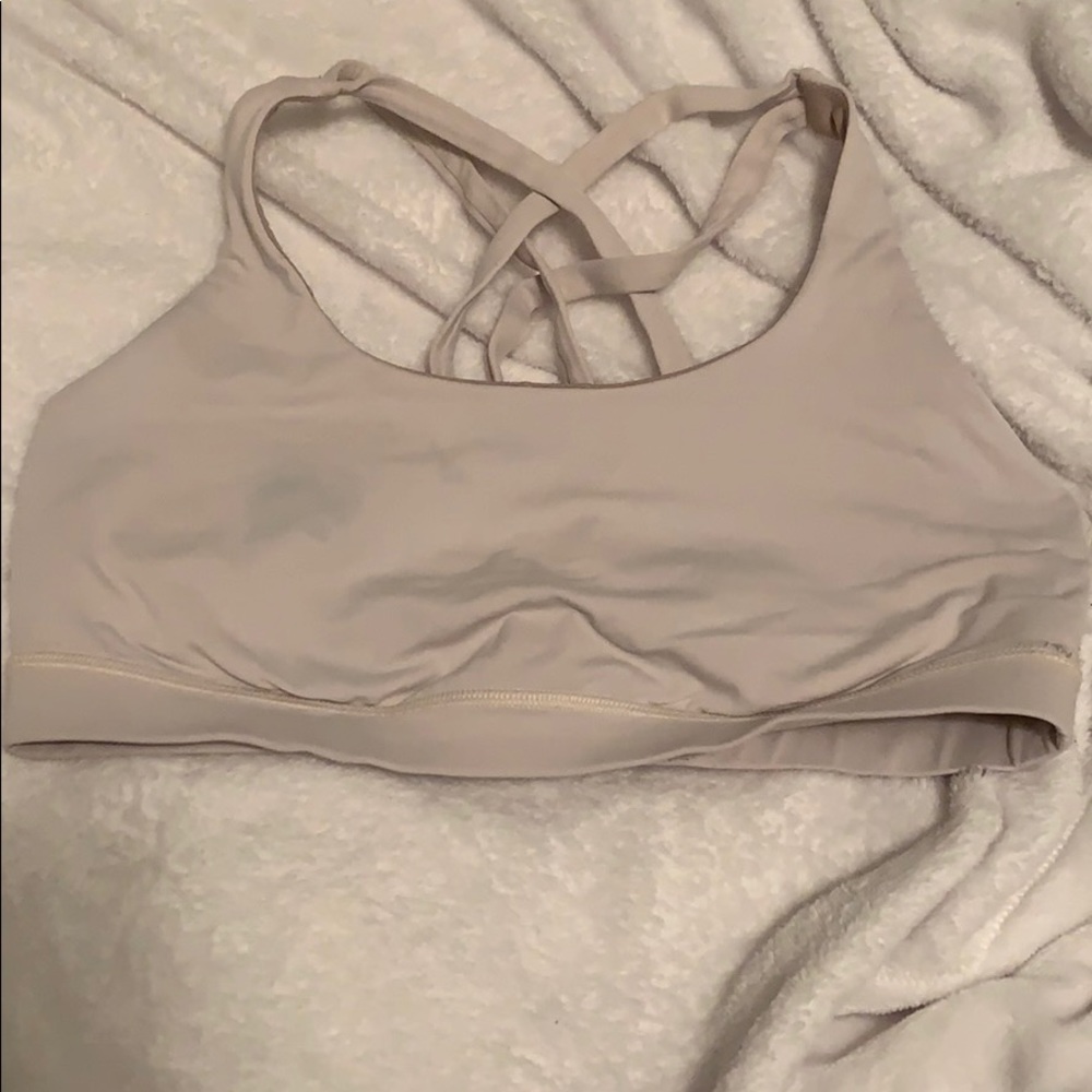 CHEAP cream Lululemon sports bra